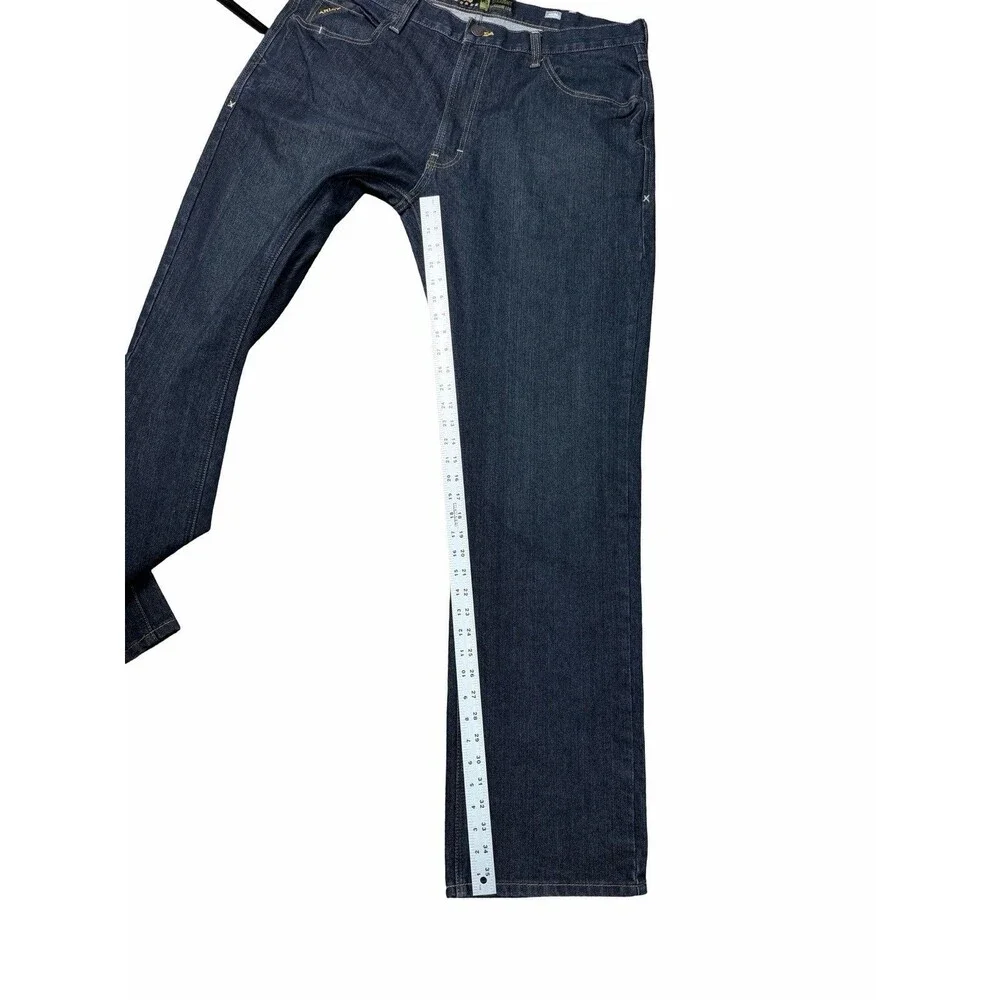 Ariat Rebar M5 Jeans Men's 40x36 Dark Blue Straight Work Durable Denim NWOT - Picture 12 of 13